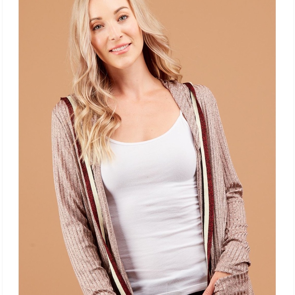 Tunic Length Hooded Sweater